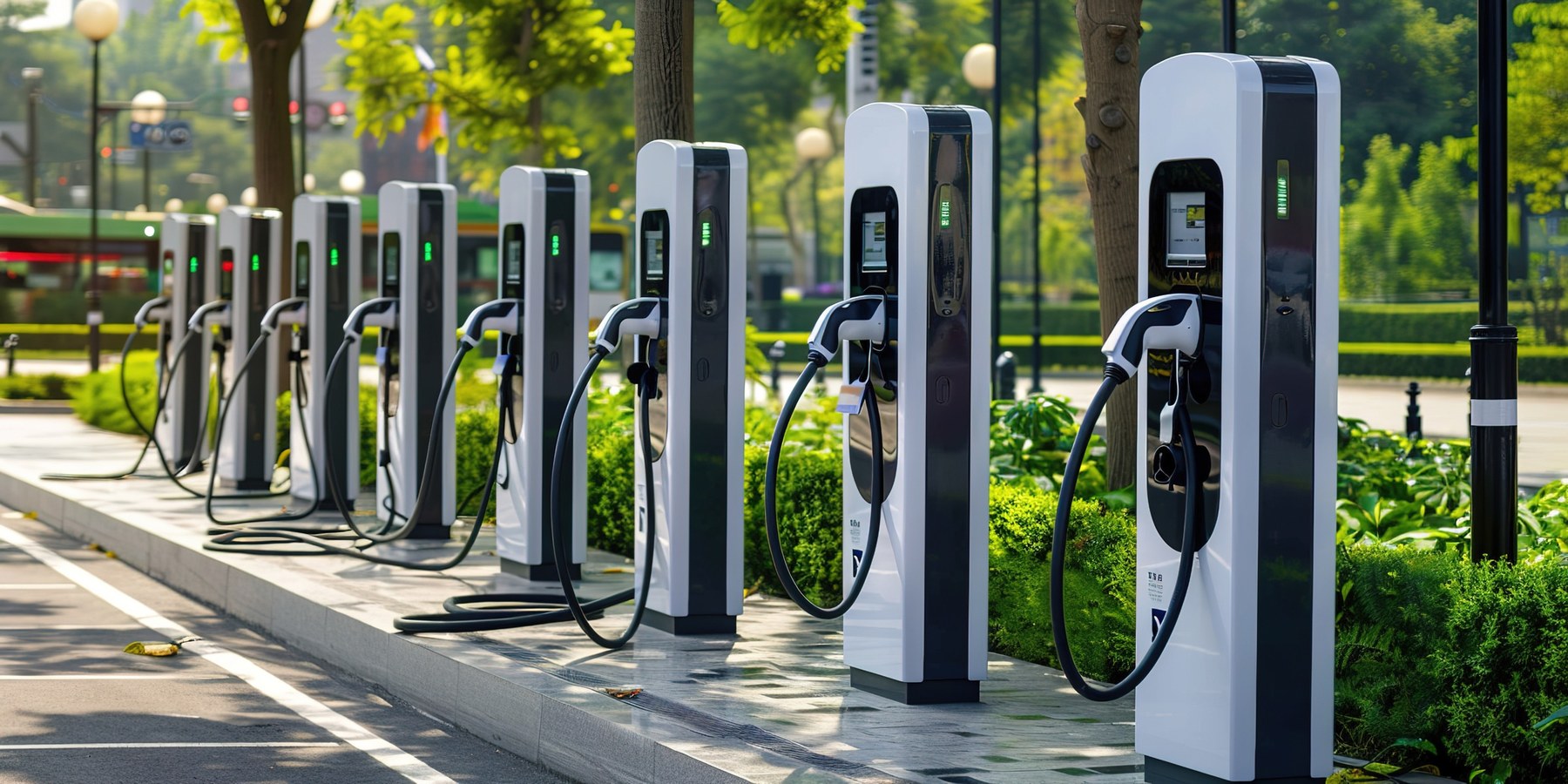 Public electric vehicle chargers available near everyday destinations